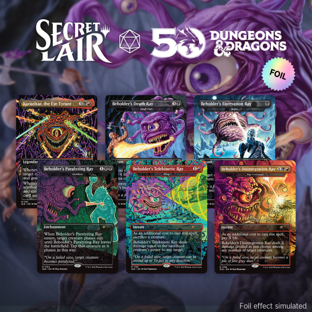 Secret Lair Drop - Death is in the Eyes of the Beholder II Rainbow Foil