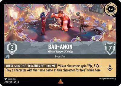 Bad-Anon - Villain Support Center (Shimmering Skies) Near Mint