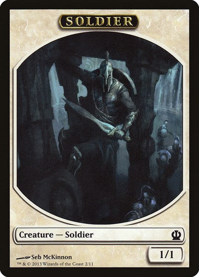 Soldier Token (McKinnon) (Theros) Near Mint