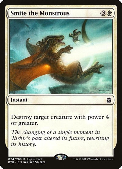 Smite the Monstrous (Promos: Ugin's Fate) Light Play