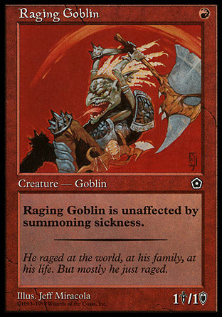 Raging Goblin (Portal Second Age) Medium Play