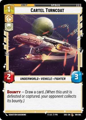 Cartel Turncoat (Shadows of the Galaxy) Near Mint Foil