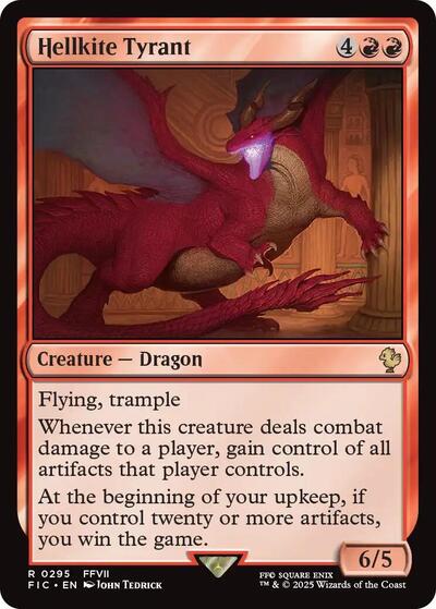 Hellkite Tyrant (Commander: FINAL FANTASY) Medium Play