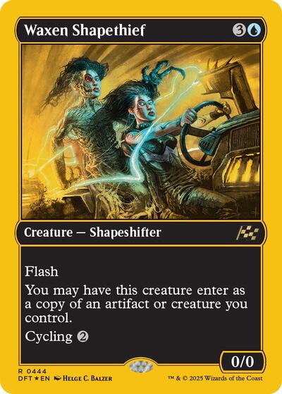 Waxen Shapethief (First-Place Foil) (Aetherdrift) Light Play Foil