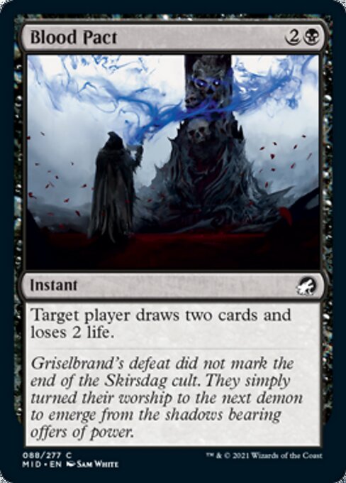 Blood Pact (Innistrad: Midnight Hunt) Light Play Foil