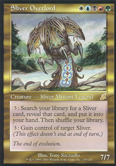 Sliver Overlord (Scourge) Medium Play Foil