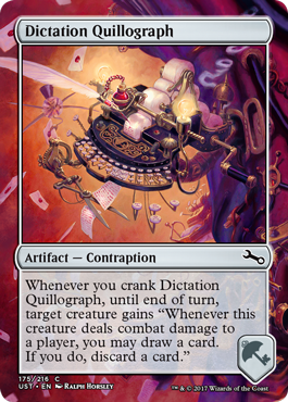 Dictation Quillograph (Unstable) Light Play