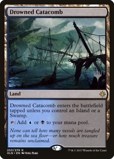 Drowned Catacomb (Promo Pack: Core Set 2020) Near Mint Foil