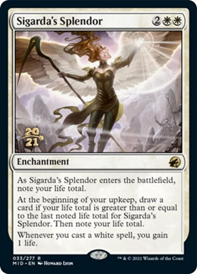 Sigarda's Splendor (Promos: Prerelease Cards) Light Play Foil