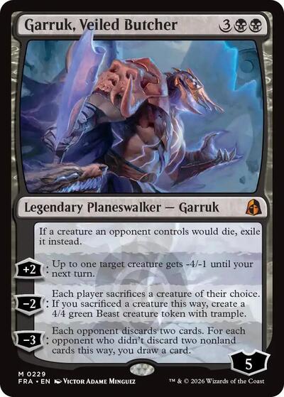 Garruk, Veiled Butcher (Reality Fracture) Near Mint