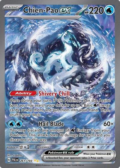 Chien-Pao ex - 261 (SV02: Paldea Evolved) Near Mint Holofoil