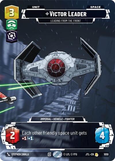 Victor Leader Leading from the Front (Prestige Foil) (Jump to Lightspeed) Near Mint Foil