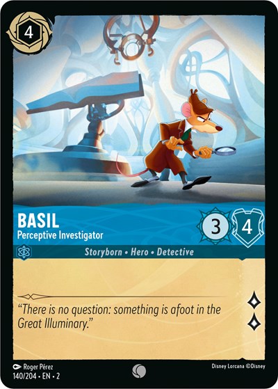 Basil - Perceptive Investigator (Rise of the Floodborn) Near Mint