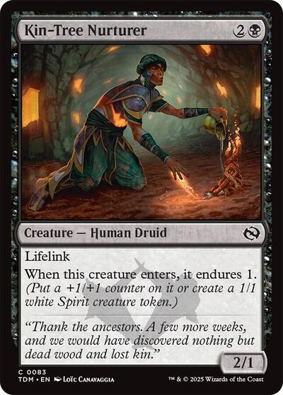 Kin-Tree Nurturer (Tarkir: Dragonstorm) Light Play