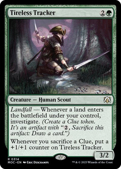 Tireless Tracker (Commander: March of the Machine) Near Mint