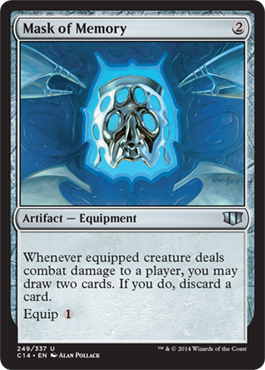 Mask of Memory (Commander 2014 Edition) Medium Play