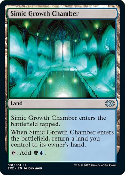 Simic Growth Chamber (Double Masters 2022) Light Play Foil