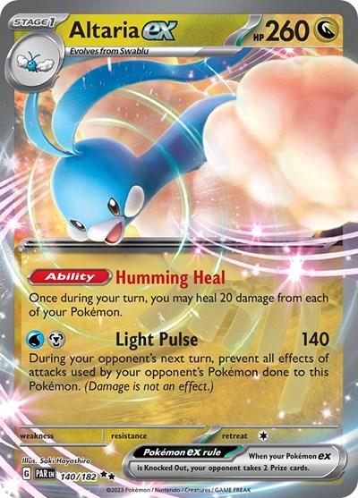 Altaria ex (Scarlet and Violet: Paradox Rift) Near Mint Holofoil