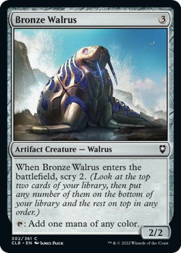 Bronze Walrus (Commander Legends: Battle for Baldur's Gate) Light Play Foil