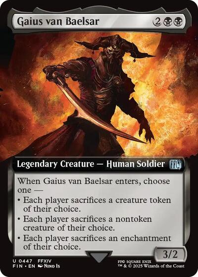Gaius van Baelsar (Extended Art) (Universes Beyond: FINAL FANTASY) Near Mint Foil
