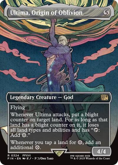 Ultima, Origin of Oblivion (Borderless) (Universes Beyond: FINAL FANTASY) Near Mint Foil