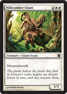 Hillcomber Giant (Modern Masters) Light Play Foil