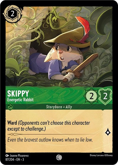 Skippy - Energetic Rabbit (Into the Inklands) Near Mint Cold Foil