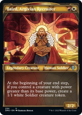 Baird, Argivian Recruiter (Showcase) (Dominaria United) Medium Play Foil