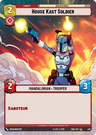 House Kast Soldier (Hyperspace) (Shadows of the Galaxy) Near Mint