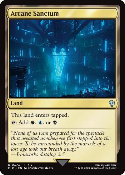 Arcane Sanctum (Surge Foil) (Commander: FINAL FANTASY) Light Play Foil