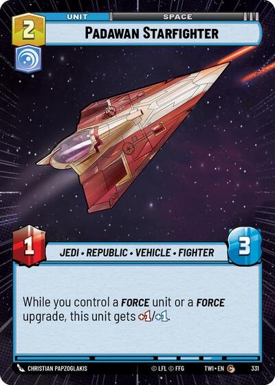 Padawan Starfighter (Hyperspace) (Twilight of the Republic) Near Mint