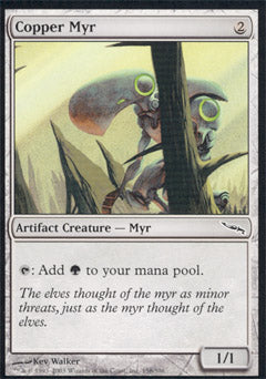 Copper Myr (Mirrodin) Light Play