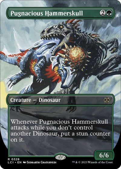 Pugnacious Hammerskull (Borderless) (The Lost Caverns of Ixalan) Near Mint