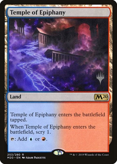 Temple of Epiphany (Promo Pack: Core Set 2020) Light Play