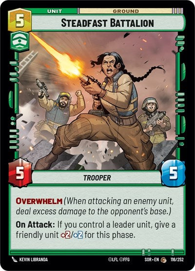 Steadfast Battalion (Spark of Rebellion) Near Mint Foil