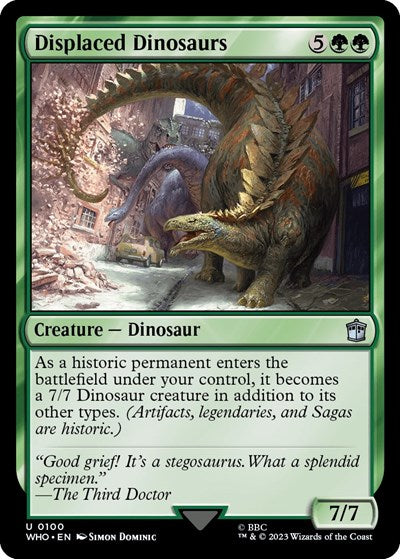 Displaced Dinosaurs (Universes Beyond: Doctor Who) Medium Play