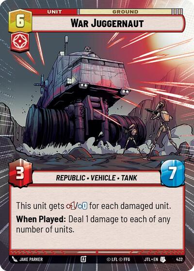 War Juggernaut (Hyperspace) (Jump to Lightspeed) Near Mint