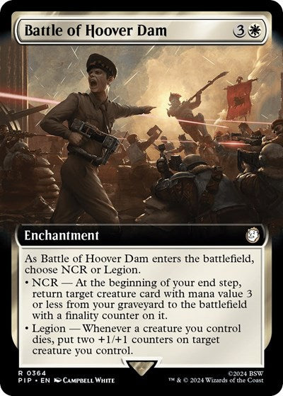 Battle of Hoover Dam (Extended Art) (Universes Beyond: Fallout) Near Mint
