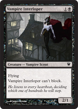 Vampire Interloper (Innistrad) Light Play Foil