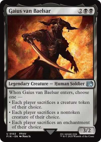 Gaius van Baelsar (Universes Beyond: FINAL FANTASY) Near Mint Foil