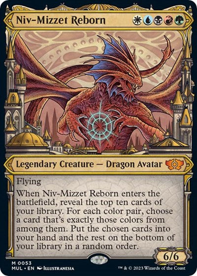 Niv-Mizzet Reborn (March of the Machine: Multiverse Legends) Light Play Foil