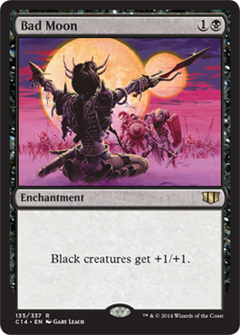 Bad Moon (Commander 2014 Edition) Heavy Play