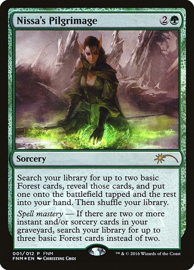 Nissa's Pilgrimage (Promos: FNM) Light Play Foil