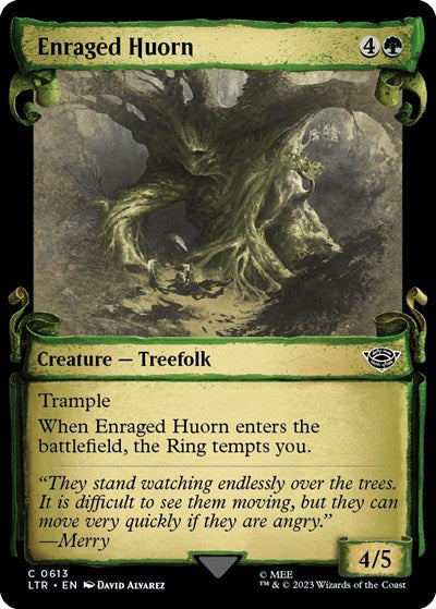 Enraged Huorn (Showcase Scrolls) (Universes Beyond: The Lord of the Rings: Tales of Middle-earth) Near Mint Foil
