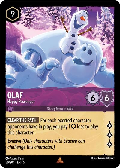 Olaf - Happy Passenger (Shimmering Skies) Near Mint