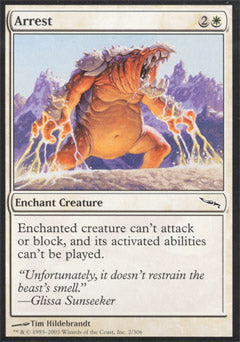 Arrest (Mirrodin) Light Play Foil