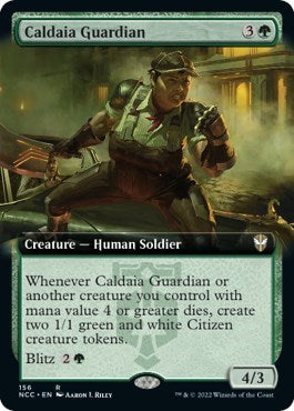 Caldaia Guardian (Extended Art) (Commander: Streets of New Capenna) Light Play