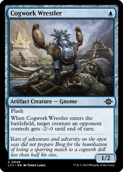 Cogwork Wrestler (The Lost Caverns of Ixalan) Light Play Foil