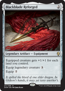 Blackblade Reforged (Dominaria) Near Mint Foil