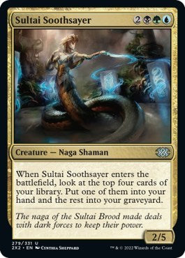 Sultai Soothsayer (Double Masters 2022) Light Play Foil